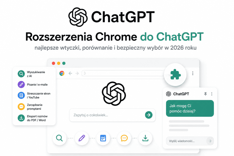 Rozszerzenia Chrome do ChatGPT: najlepsze wtyczki, porównanie i bezpieczny wybór w 2026 roku