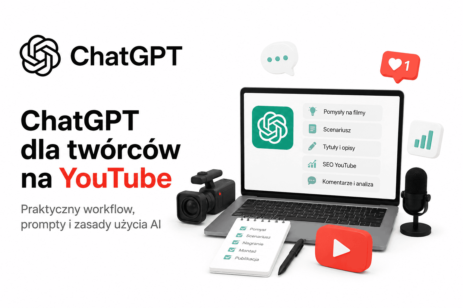ChatGPT dla twórców na YouTube
