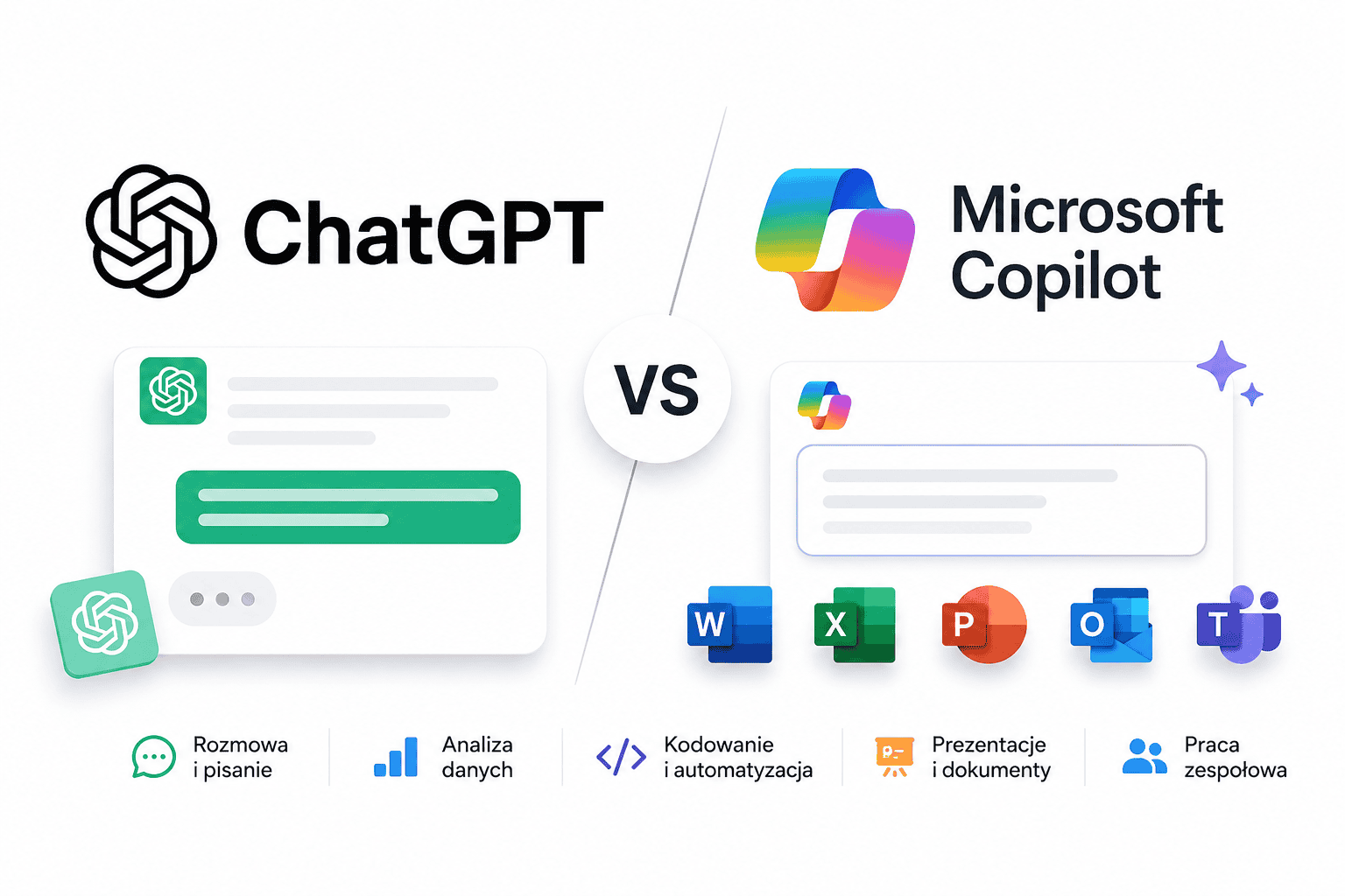 ChatGPT a Microsoft Copilot